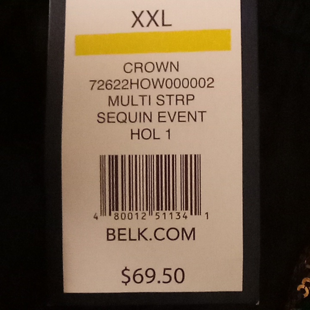 NEW CROWN & IVY Vneck Long Sleeves Festival Size XXL Sequins Multi Colors B4 X P - Picture 12 of 12